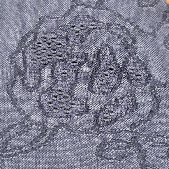 Calia Women's grey legging w/ floral eyelet design size XS - Picture 8 of 9